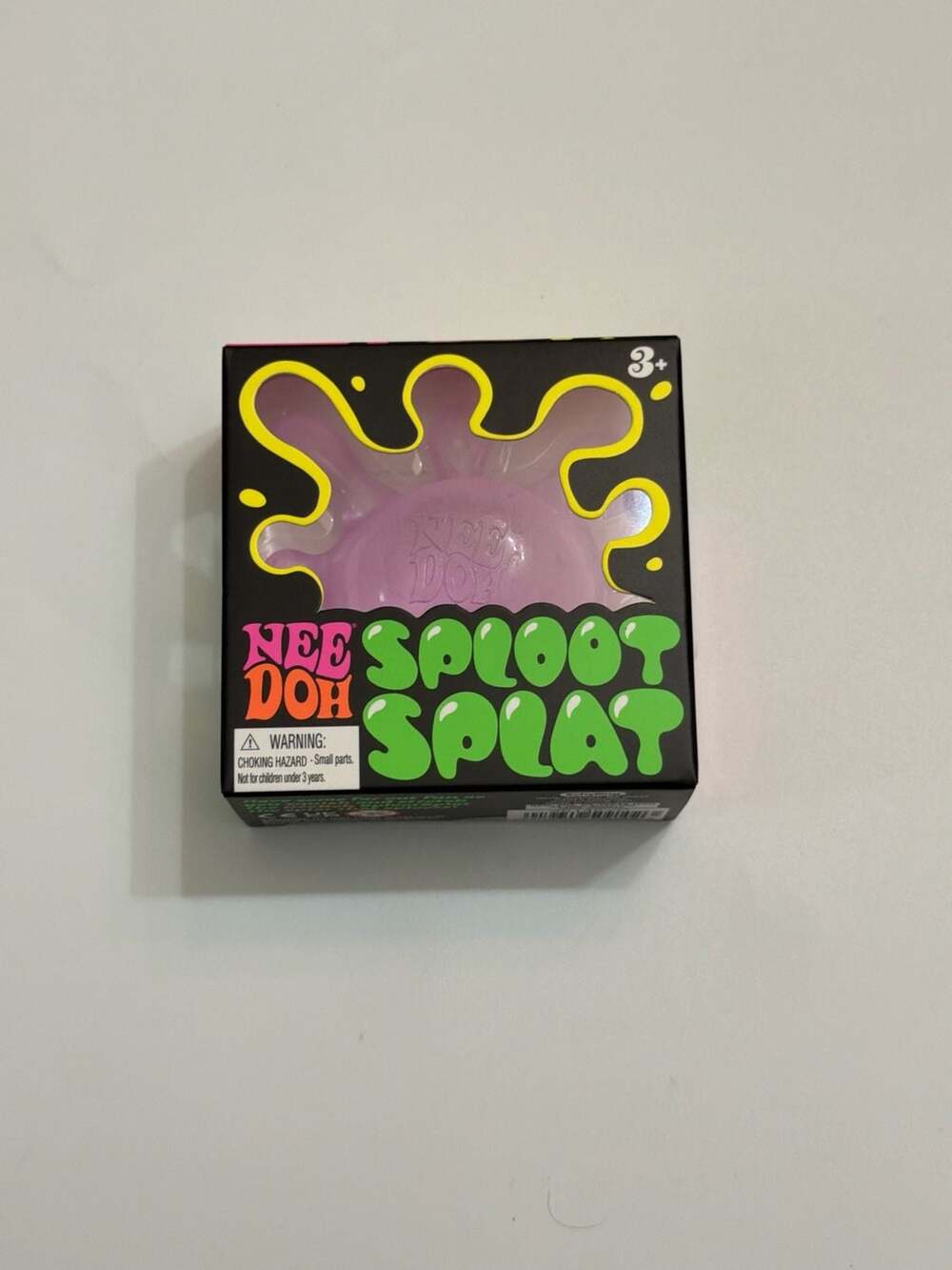 Needoh Pink Sploot Splat, Squish Stretch & Splat, New Facotry Sealed